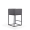 Manhattan Comfort Embassy Counter Stool in Grey and Black CS011-GY - alternate 5